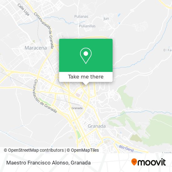 Maestro Francisco Alonso map