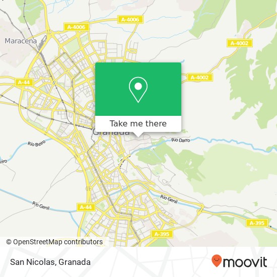 San Nicolas map