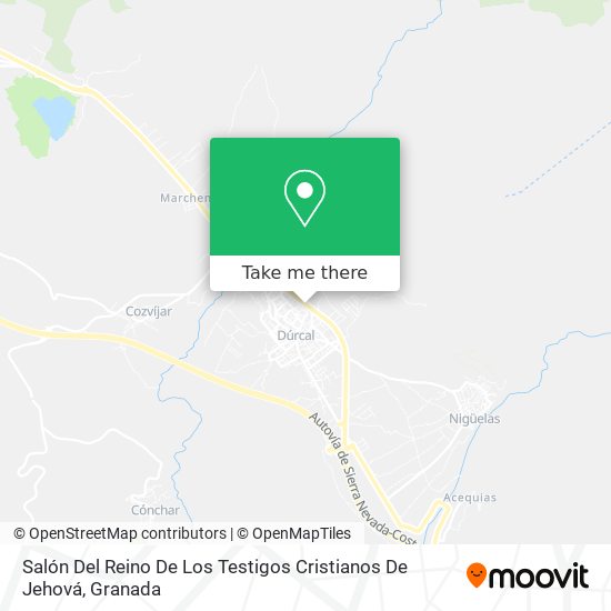 Salón Del Reino De Los Testigos Cristianos De Jehová map