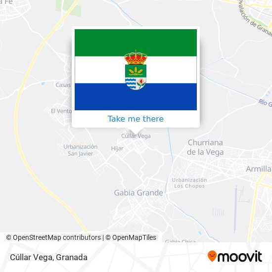 mapa Cúllar Vega