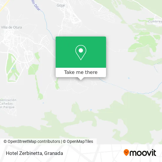 Hotel Zerbinetta map