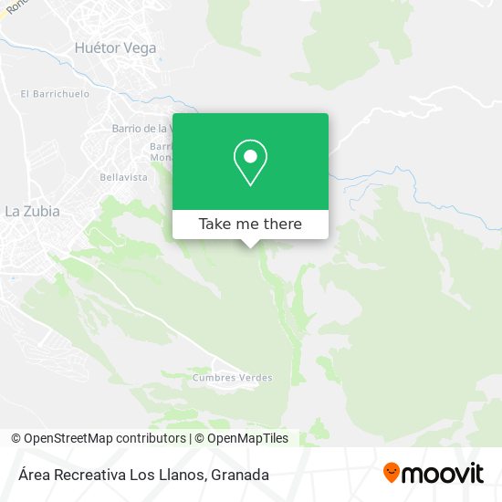 Área Recreativa Los Llanos map