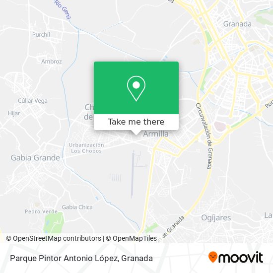 Parque Pintor Antonio López map