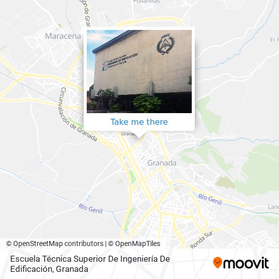 mapa Escuela Técnica Superior De Ingeniería De Edificación