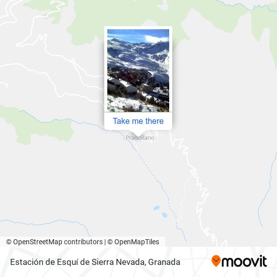 Estación de Esquí de Sierra Nevada map