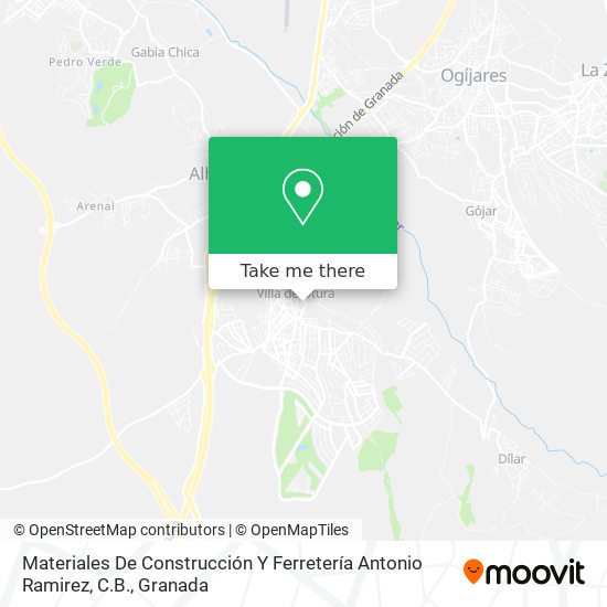 Materiales De Construcción Y Ferretería Antonio Ramirez, C.B. map