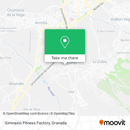 Gimnasio Fitness Factory map
