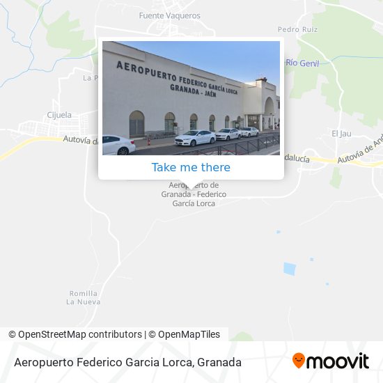 Aeropuerto Federico Garcia Lorca map