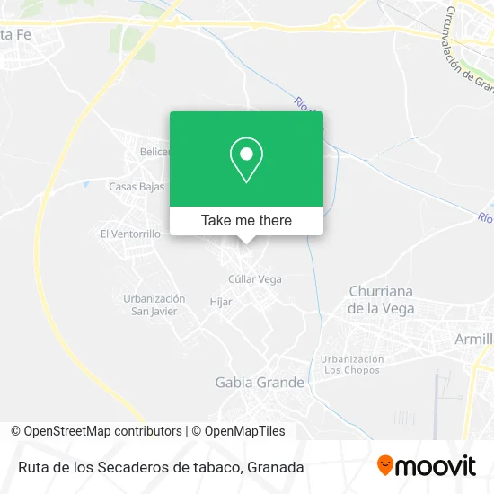 Ruta de los Secaderos de tabaco map