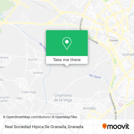 Real Sociedad Hipica De Granada map