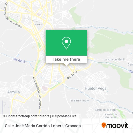 mapa Calle José María Garrido Lopera