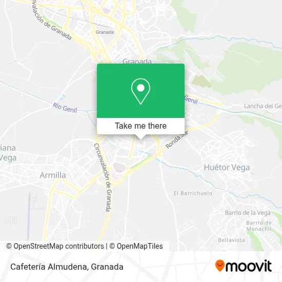 Cafetería Almudena map
