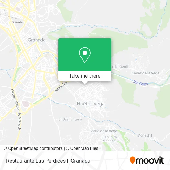 Restaurante Las Perdices I map