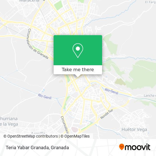 Teria Yabar Granada map