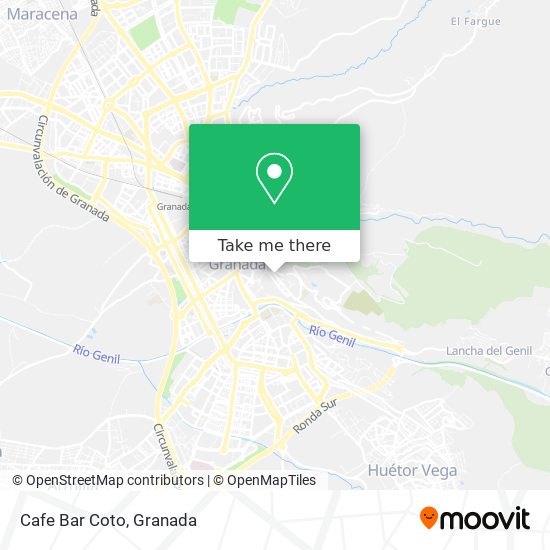 Cafe Bar Coto map