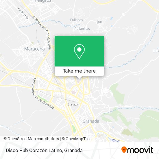 Disco Pub Corazón Latino map