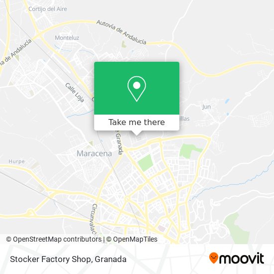 mapa Stocker Factory Shop