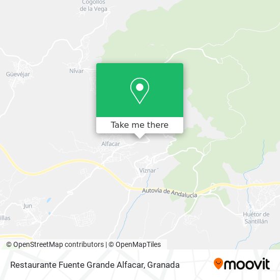 Restaurante Fuente Grande Alfacar map