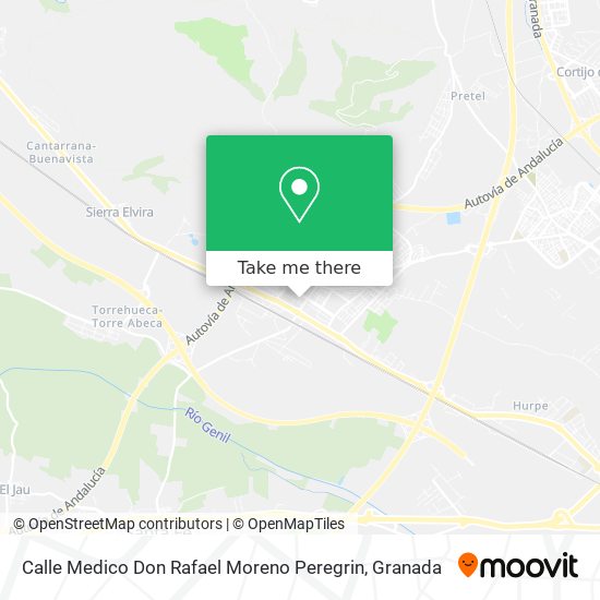 Calle Medico Don Rafael Moreno Peregrin map
