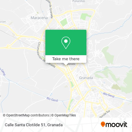 mapa Calle Santa Clotilde 51