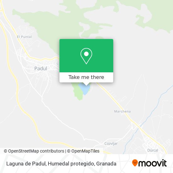 Laguna de Padul, Humedal protegido map