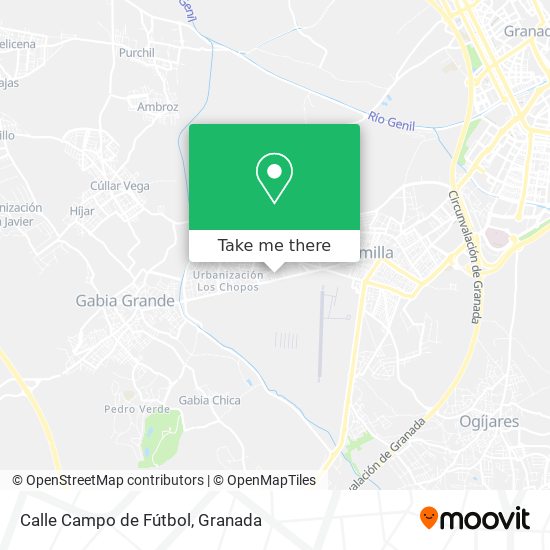 Calle Campo de Fútbol map