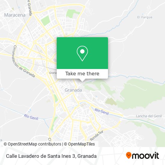 Calle Lavadero de Santa Ines 3 map