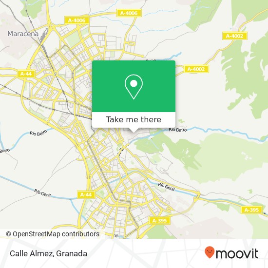 Calle Almez map