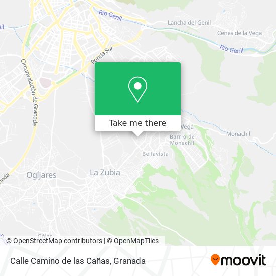 Calle Camino de las Cañas map