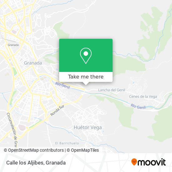 Calle los Aljibes map