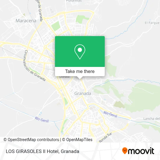 LOS GIRASOLES II Hotel map