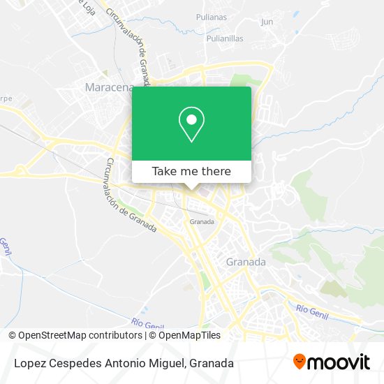 Lopez Cespedes Antonio Miguel map