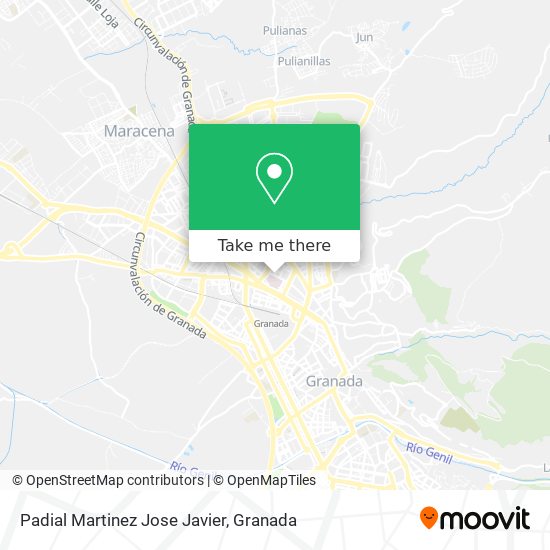 Padial Martinez Jose Javier map