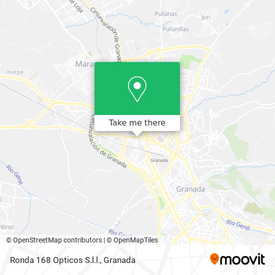 Ronda 168 Opticos S.l.l. map