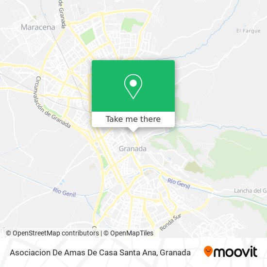 Asociacion De Amas De Casa Santa Ana map