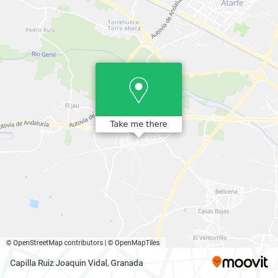 Capilla Ruiz Joaquin Vidal map