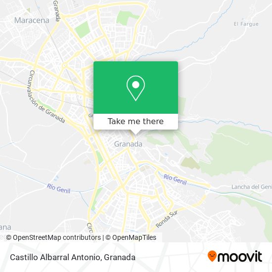 Castillo Albarral Antonio map