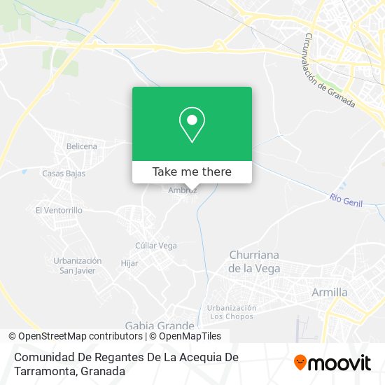 Comunidad De Regantes De La Acequia De Tarramonta map