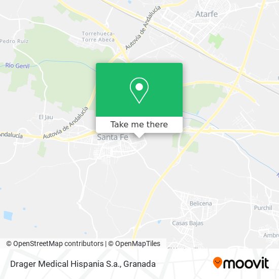 Drager Medical Hispania S.a. map