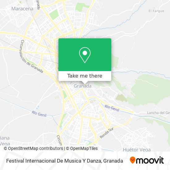 mapa Festival Internacional De Musica Y Danza