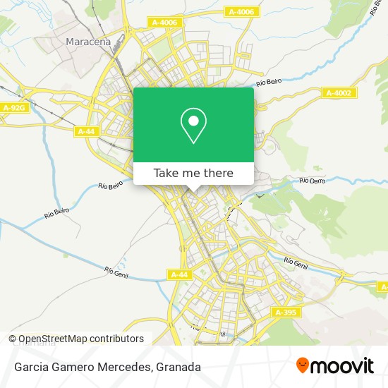 Garcia Gamero Mercedes map