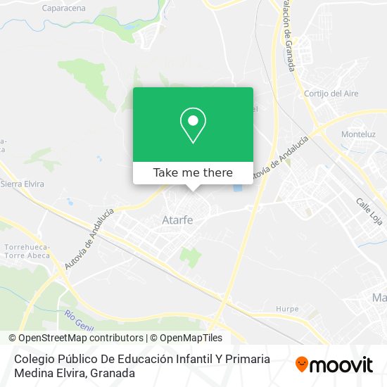 Colegio Público De Educación Infantil Y Primaria Medina Elvira map
