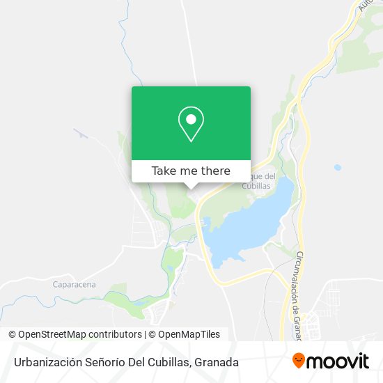 Urbanización Señorío Del Cubillas map