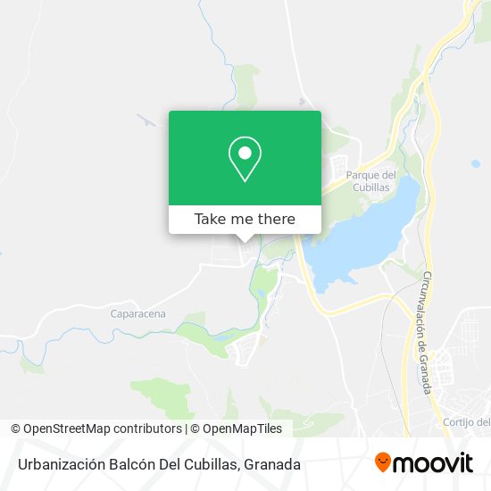 Urbanización Balcón Del Cubillas map