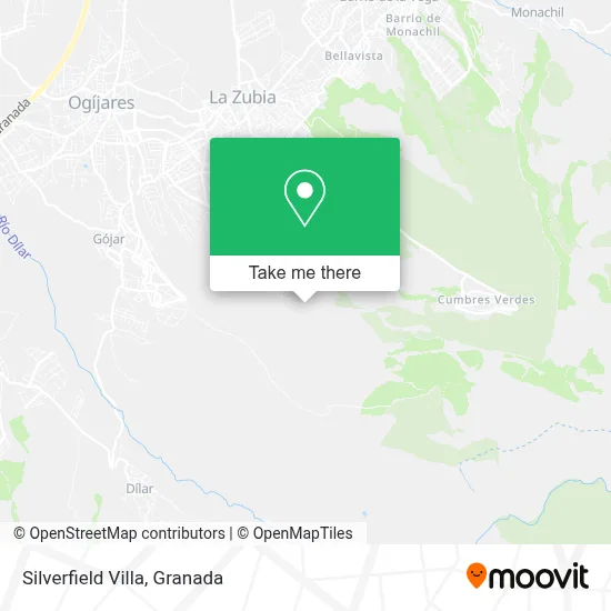 Silverfield Villa map