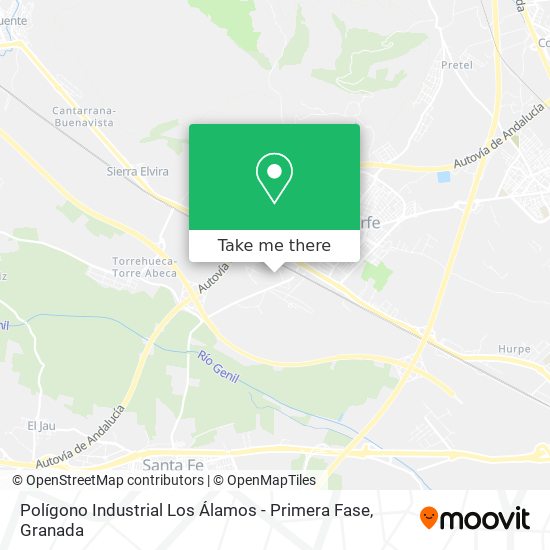 Polígono Industrial Los Álamos - Primera Fase map
