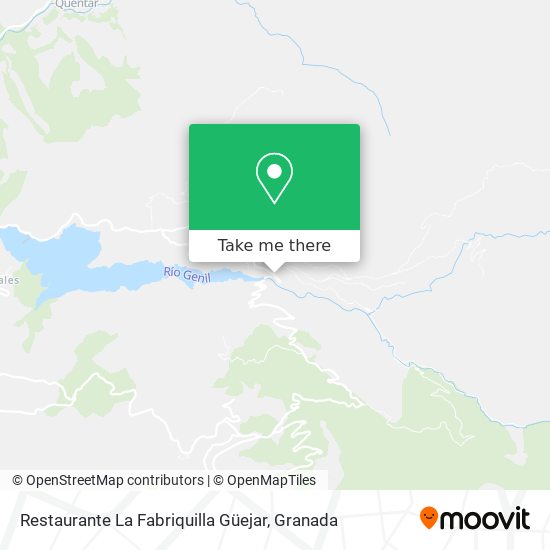 Restaurante La Fabriquilla Güejar map