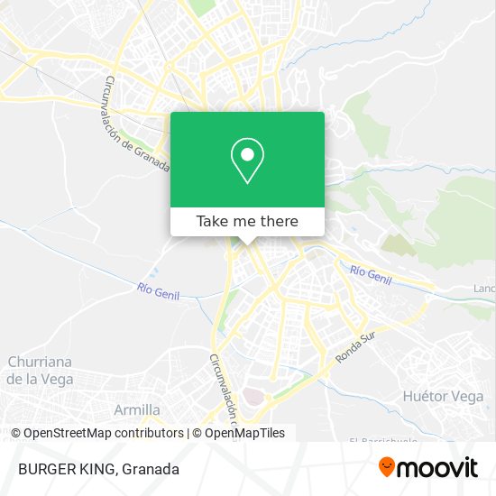 BURGER KING map