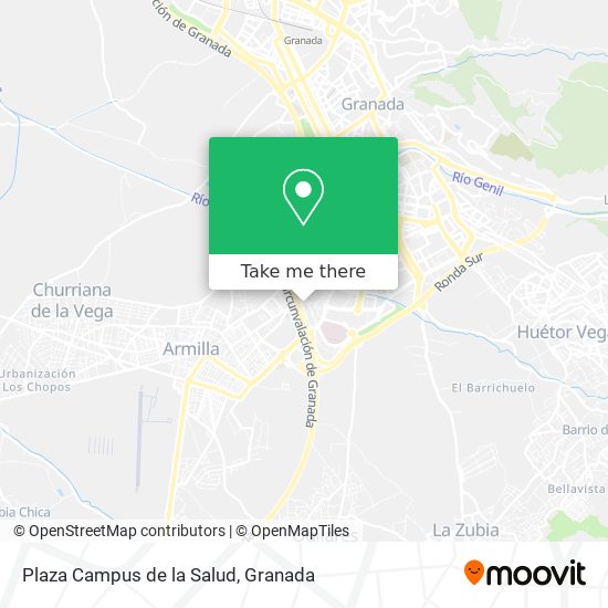 mapa Plaza Campus de la Salud