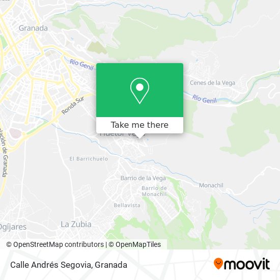Calle Andrés Segovia map